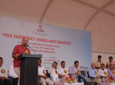 Deputy Chief Minister, Shri Manish Sisodia flags off 55 CATs Ambulances for Home to Hospital emergency services, 03rd July 2016