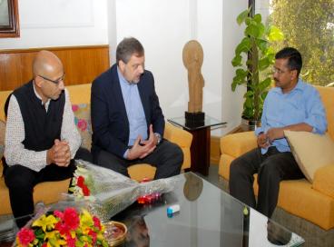 Spanish Ambassador calls on CM Arvind Kejriwal, 09th October 2015	