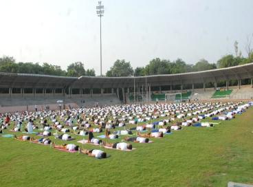 Dy. CM is Participating International Yoga Day, 21th June 2016