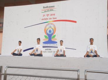 Dy. CM is Participating International Yoga Day, 21th June 2016