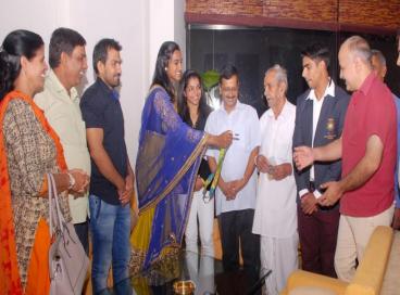 Delhi Govt felicitates Olympic medal winners PV Sindhu & Sakshi Malik, 31th August 2016	
