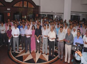 Oath taking on Anti Terrorism Day, 20th May 2016,