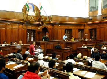 Hon'ble Dy. CM presenting Budget in the Assembly, 28th