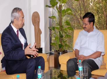 Ambassador of Japan to India calls on CM Arvind Kejriwal, 30th May 2016
