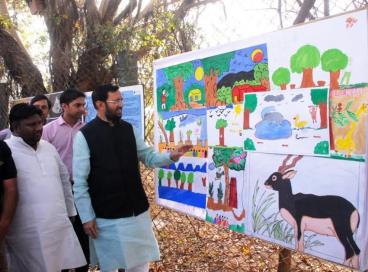 Celebration of World Forestry Day and World Sparrow