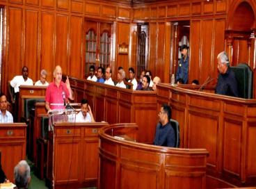 Hon'ble Dy. CM presenting Budget in the Assembly, 28th