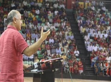 Photo Gallery: Education Minister unveils the vision & plan of the Department of Education, GNCT for the upcoming academic session, 08th April 2016,	