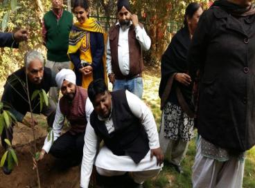 Press Release for Plantation Drive in Hari Nagar Assembly Constituency.