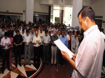 Oath taking on Anti Terrorism Day, 20th May 2016,	