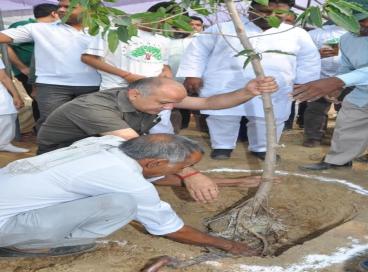 INAUGURATION OF RESTORATION OF FOREST IN ORDER CLEAN AIR, 07th May 2016,