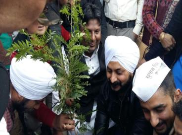 Press Release for Plantation Drive in Hari Nagar Assembly Constituency.