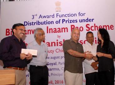 Delhi Art and Culture Minister Kapil Mishra flags off