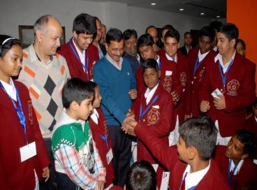 Delhi Govt felicitates children selected for National Bravery Awards 2015, 19th January 2016