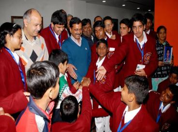Delhi Govt felicitates children selected for National Bravery Awards 2015, 19th January 2016