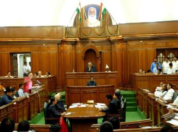 Hon'ble Dy. CM presenting Budget in the Assembly, 28th