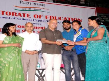 Hon’ble Deputy Chief Minister, Delhi distributes Rajiv Gandhi State Sports Awards, 04th May 2016,
