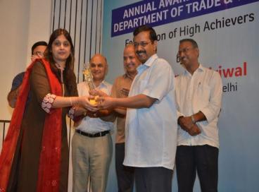 Chief Minister felicitates high achievers of Trade and Taxes Department., 16th June 2016