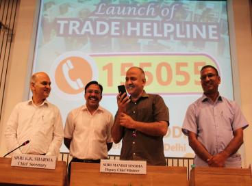 Dy. CM Sh. Manish Sisodia Launched Trade Helpline 155055 at Delhi Sectt. 29th June 2016