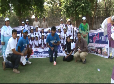 Save the Girld Child event with indian cricket team, 19th October 2016
