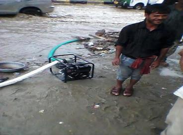 PWD conducts round the clock operations to clear water logging, 16th July 2016